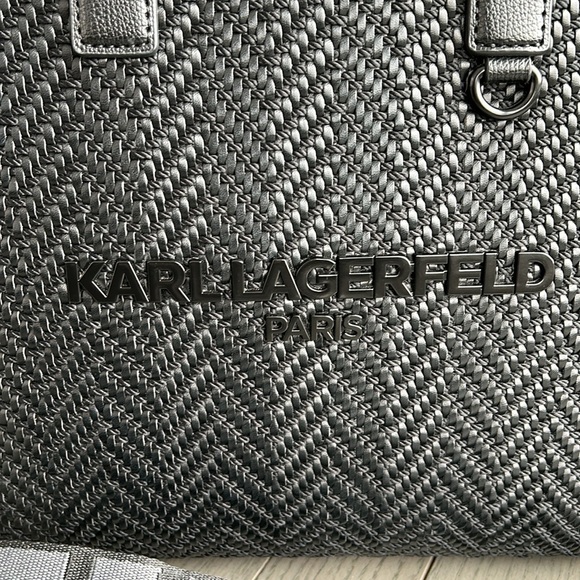 Karl Lagerfeld black leather tote - Picture 6 of 6